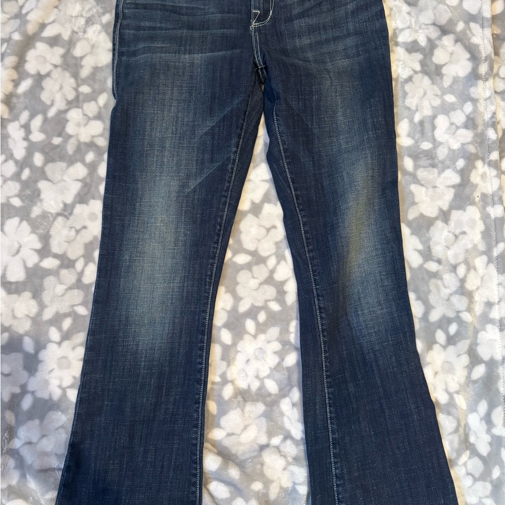Rock & Republic Blue Flare Wide Leg Jeans
